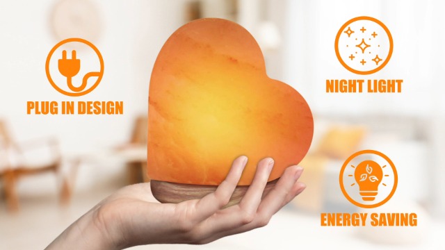 ナバホストーン ヒーリングランプ 卓上照明/インテリア照明 天然砂岩 USA Amazon.com: Himalayan Glow 944AC USB Heart Salt Lamp, Multicolor